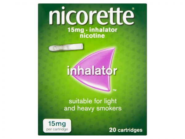 Nicorette 15mg Inhaler 20 Cartridges