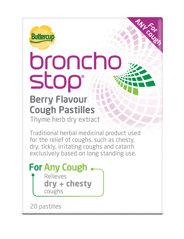 Buttercup Bronchostop Berry Flavour Cough Pastilles