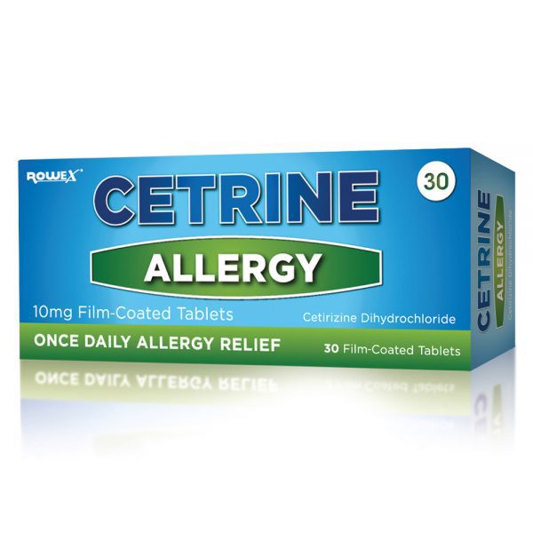 Cetrine Allergy 10mg Tablets Cetirizine 30