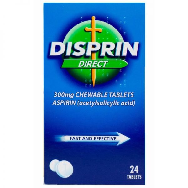 Disprin Direct 300mg Chewable Tabs 24 (Aspirin)