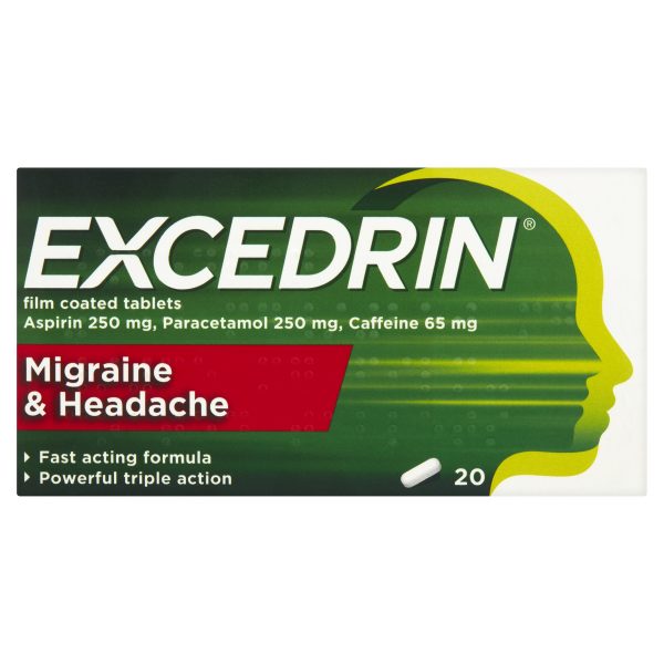 Excedrin Migraine & Headache Film Coated 20 Tablets