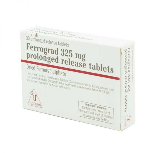 Ferrograd 325mg Prolonged release Tablets 30