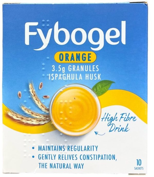 Fybogel Orange Natural Fibre Drink 10 Sachets