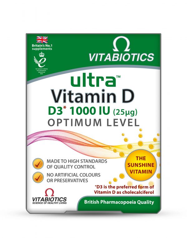 Vitabiotics Ultra Vitamin D3* 1000IU / 25Ug