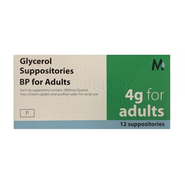 Glycerol Suppositories BP for Adults