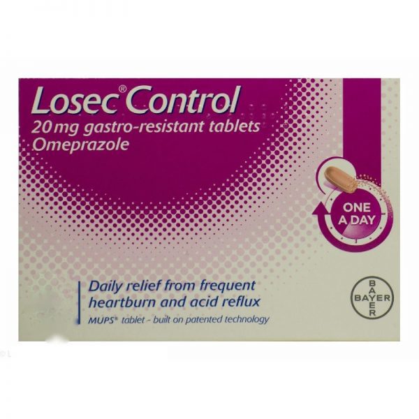 Losec Control 20 mg gastro-resistant tablets 14 (Omeprazole)