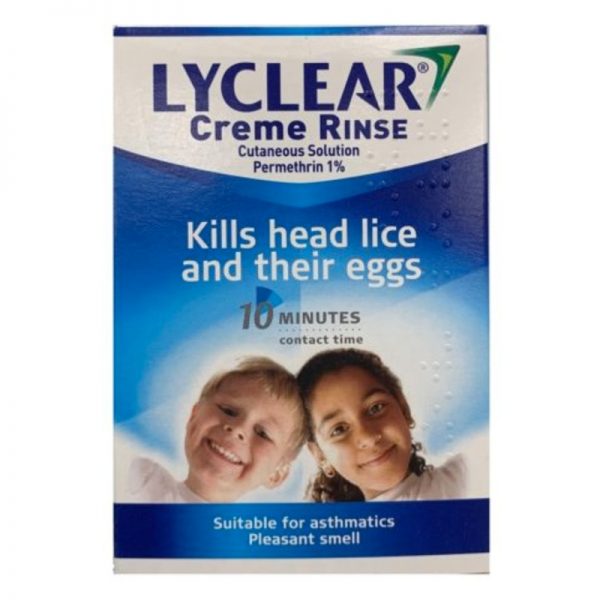 Lyclear Creme Rinse 1% w/w Cutaneous solution Twinpack