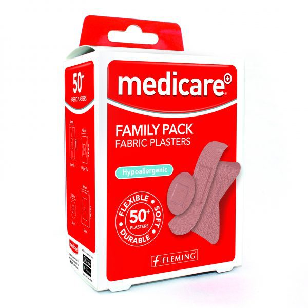 Medicare Family Pack of 50 Fabric Plasters