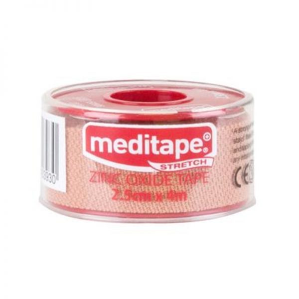 Meditape Stretch Zinc Oxide Tape 2.5 cm x 4.5m