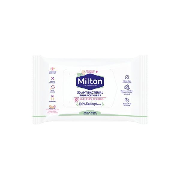 Milton Antibacterial Surface Wipes 30