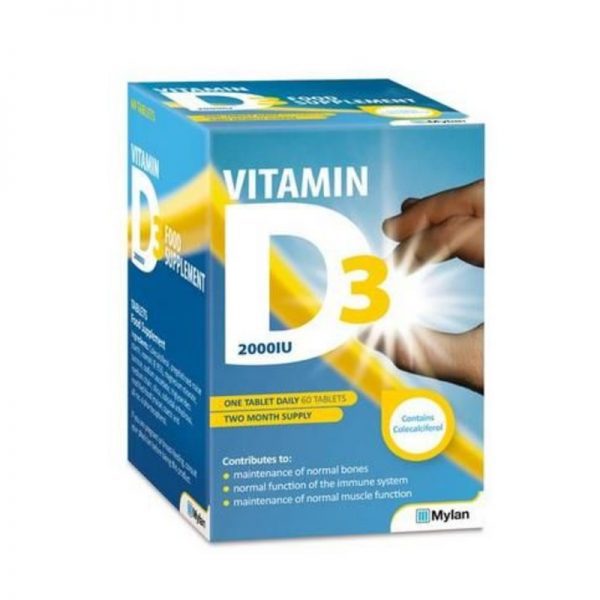 Vitamin D3 2000IU Tablets 60