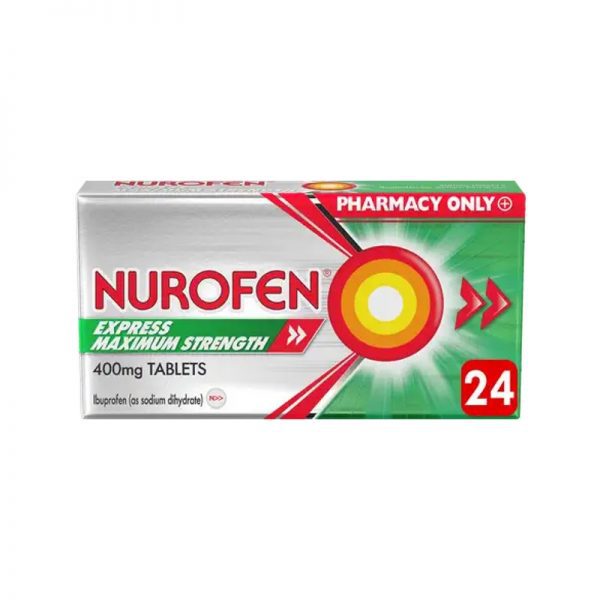 Nurofen Express Maximum Strength 400mg Tablets 24s (Ibuprofen)