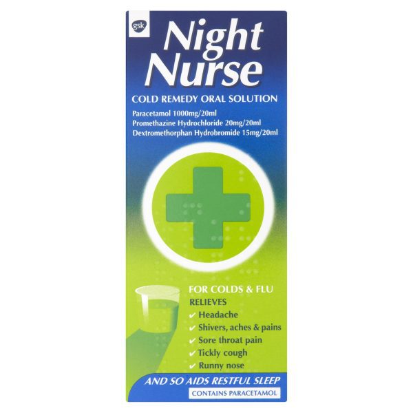 Night Nurse Cold Remedy Oral Solution 160ml