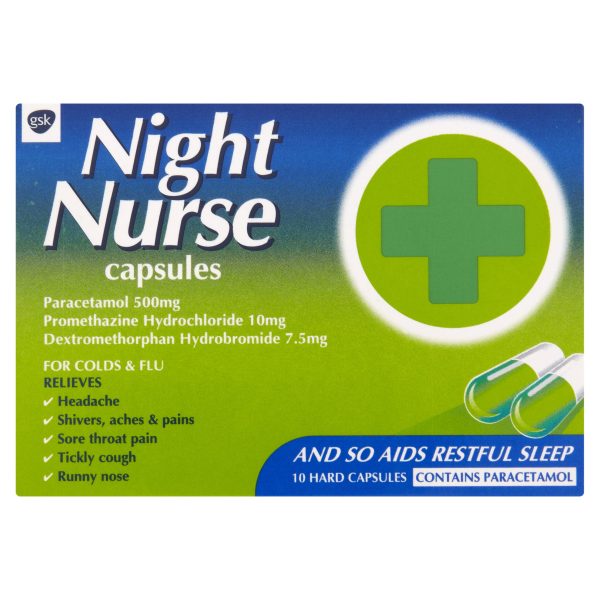 Night Nurse Capsules 10 Hard Capsules