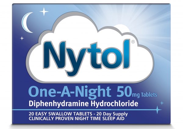 Nytol One-A-Night 50 mg Tablets 20s (Diphenhydramine)