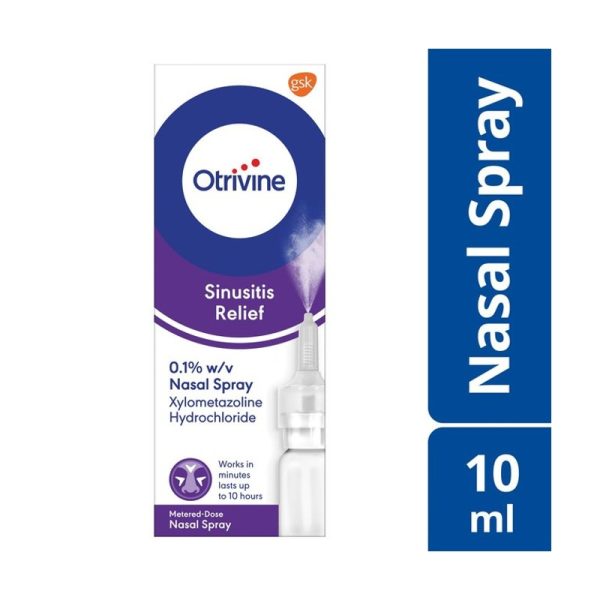 Otrivine Adult Metered Dose Sinusitis 0.1% Nasal Spray (Xylometazoline)