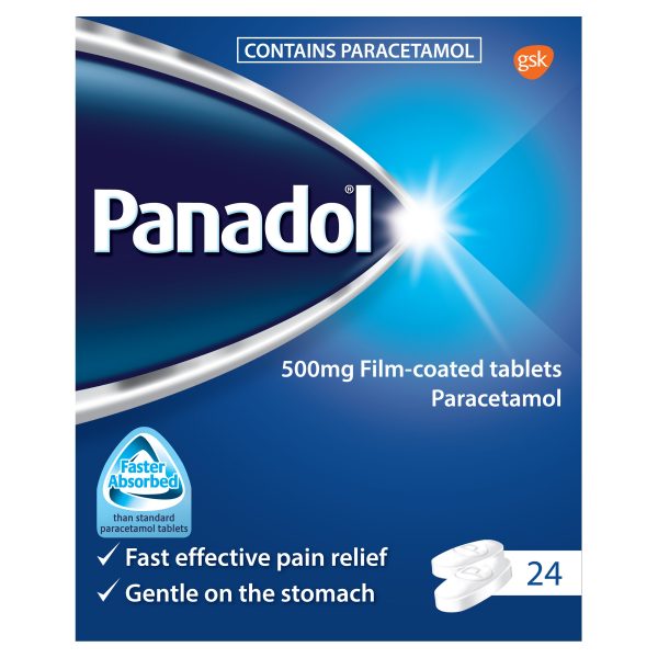 Panadol Film-Coated Tablets 24 Tablets (Paracetamol)