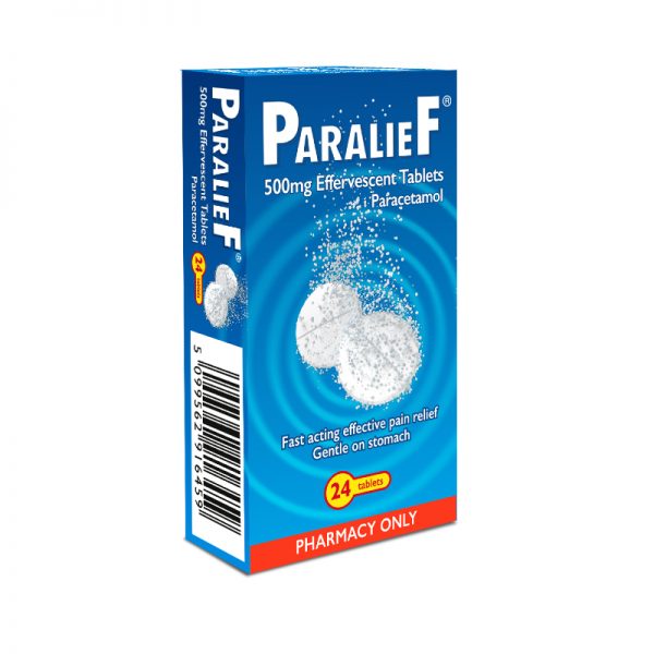 Paralief 500mg Effervescent Tablets 24 (Paracetamol)