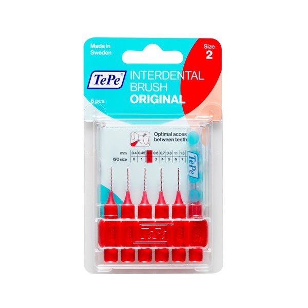 TePe Interdental Brushes Size 5 Red 6's - PharmacyAnseo.ie Ireland