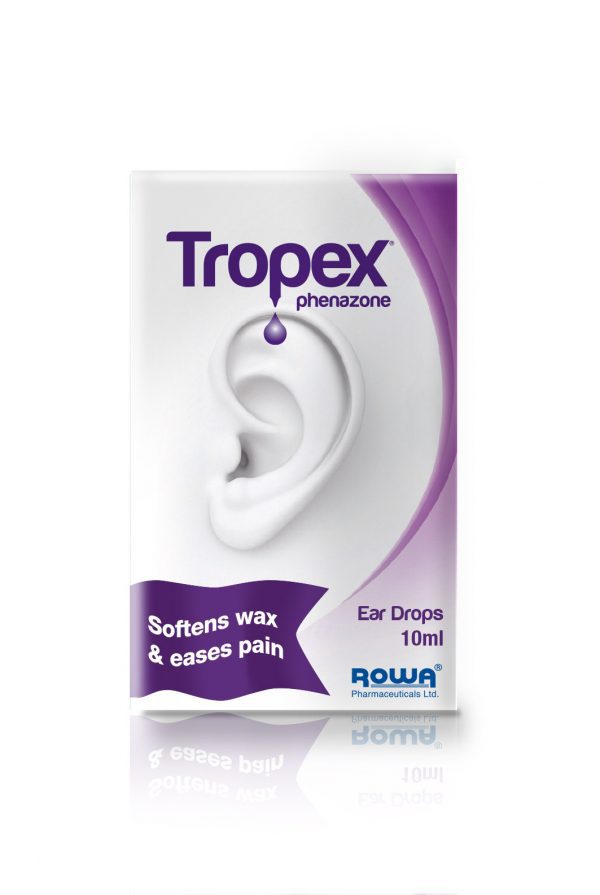 Tropex 5% Ear Drops Solution 10ml (Phenazone)