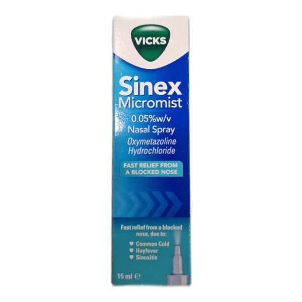 Vicks Sinex Micromist 0.05% w/v Nasal Spray 15ml