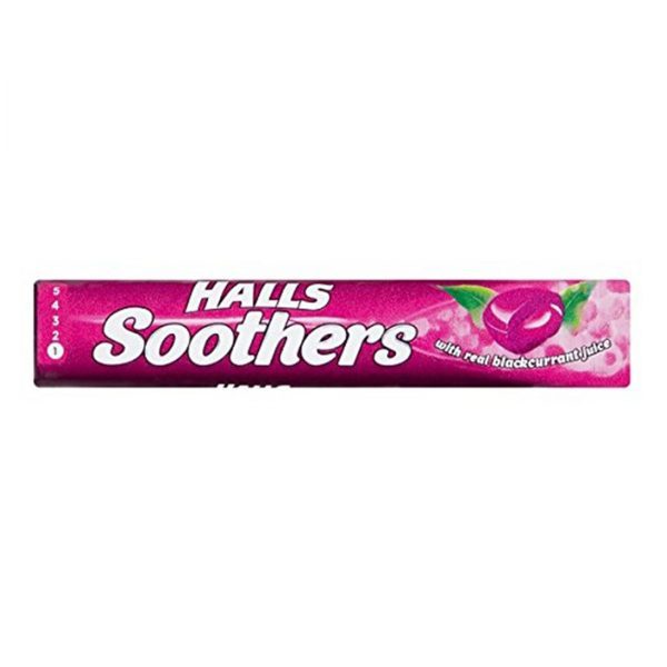 Halls Soothers Blackcurrant Flavoured