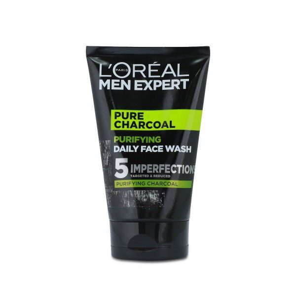 L'Oreal Men Expert Pure Charcoal Purifying Face Wash Cleanser 100ml