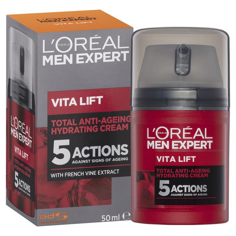 L'Oreal Men Expert Vita Lift 5 Moisturiser - PharmacyAnseo.ie Ireland