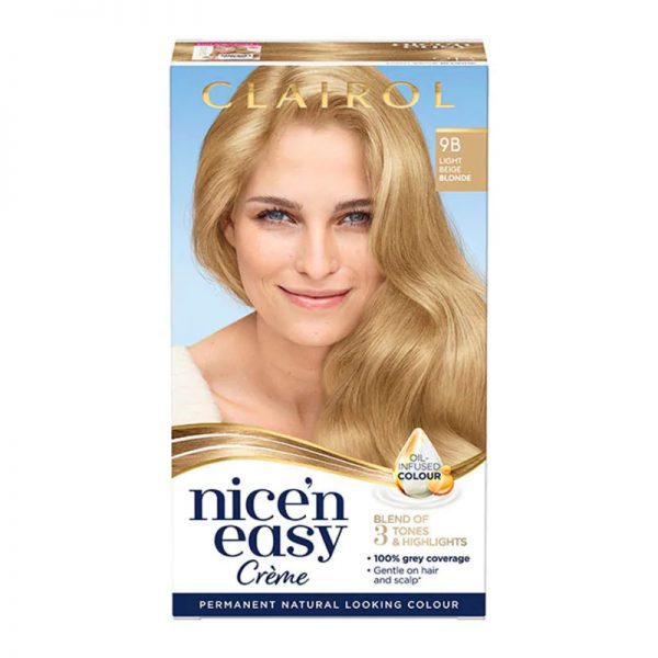 Clariol Nice N Easy No9B Light Beige Blonde Hair Crème