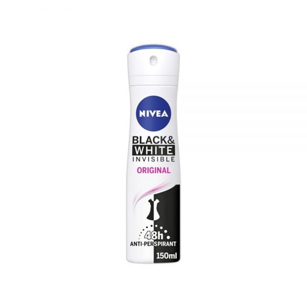 Nivea Deodorant Black & White Invisible Clear Anti-Perspirant Spray 150ml