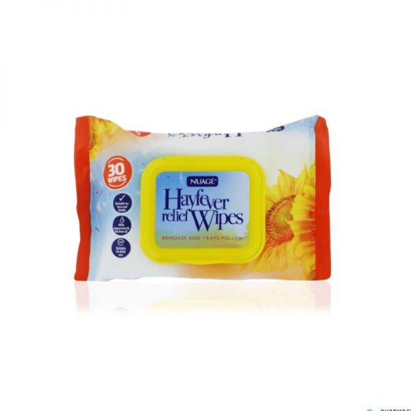 Nuage Hayfever Relief Wipes 30