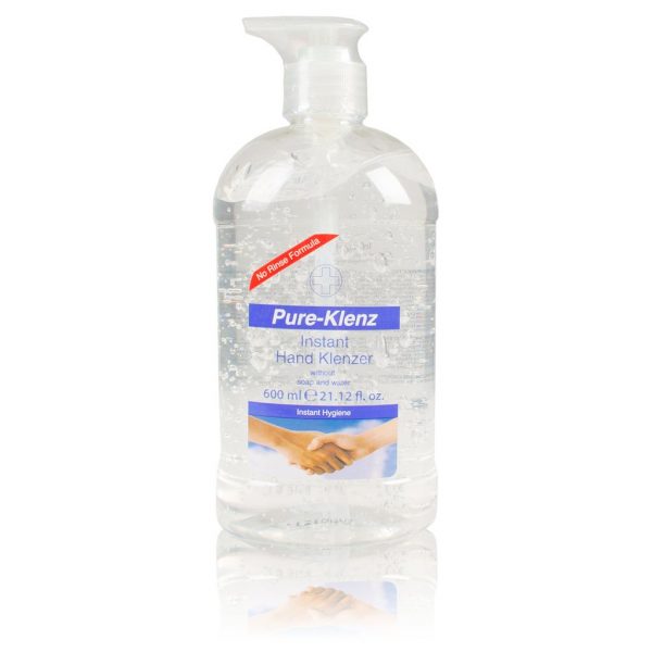 Pure Klenz Hand Sanitizer Pump 600ml