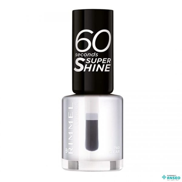 Rimmel 60 Seconds Super Shine Nail Polish Clear 740