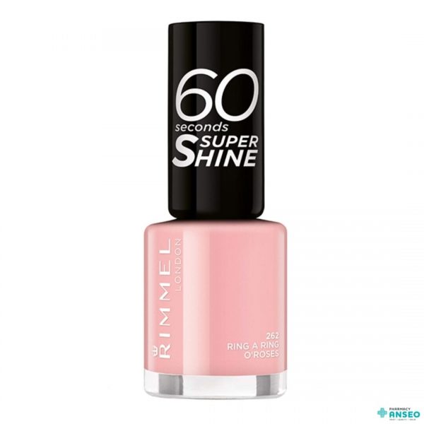 Rimmel 60 Seconds Super Shine Nail Polish Ring A Ring O'Roses 262