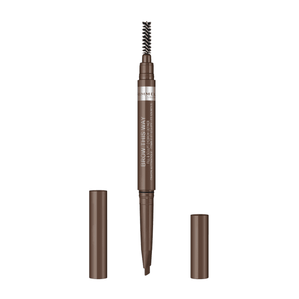 Rimmel Brow This Way 2-In-1 Filler & Fixer Eyebrow Definer Medium Brown 002