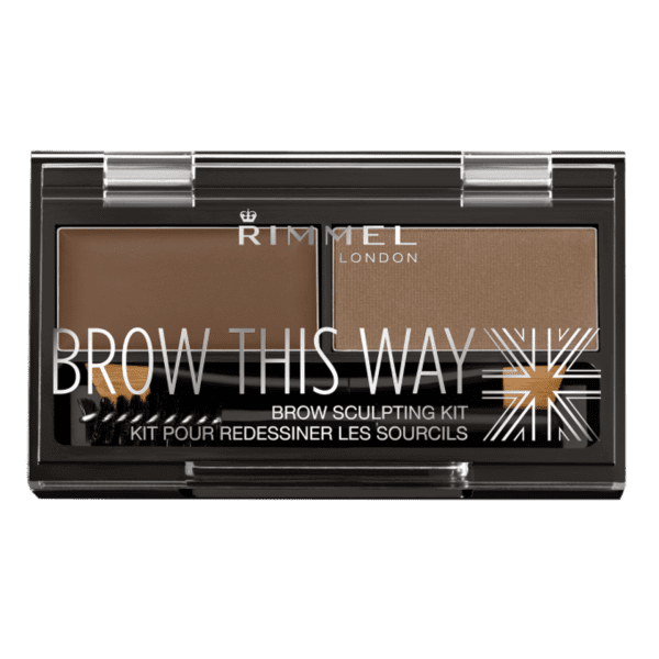 Rimmel Brow This Way Eyebrow Sculpting Kit Medium Brown 002