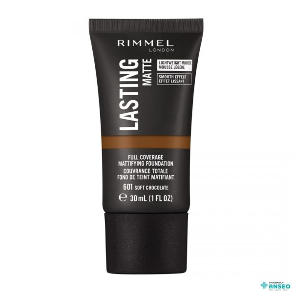 Rimmel Lasting Matte Foundation Soft Chocolate 601