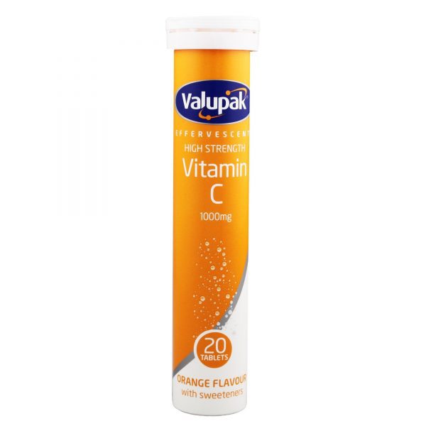 Valupak Effervescent Vitamin C 1000Mg 20s