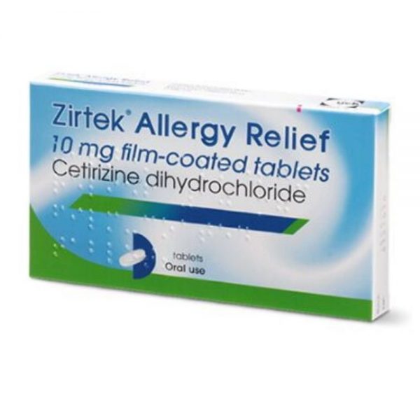 Zirtek Allergy Relief 10 mg film-coated tablets 7 (Cetirizine)