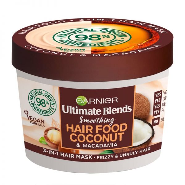 Garnier Ultimate Blends Hair Food Coconut Oil & Macadamia 3-in-1 Frizzy Hair Mask Treatment