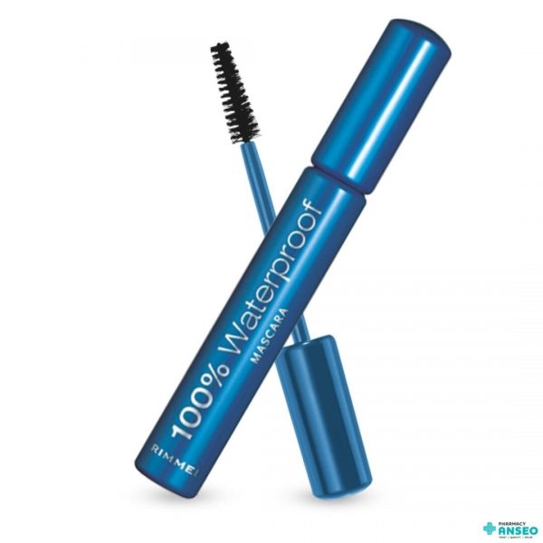 Rimmel 100% Waterproof Mascara Black