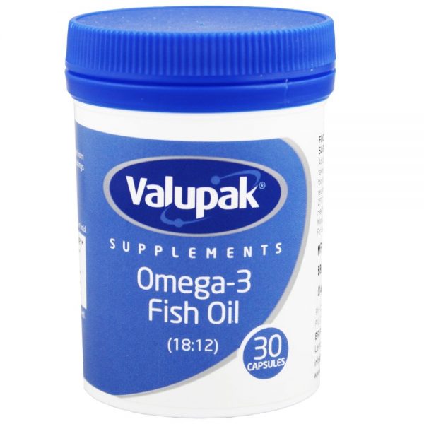 Valupak Omega 3 Fish Oil 30 Capsules