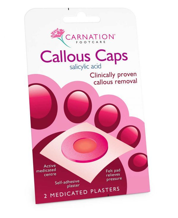 Carnation Callous Caps 2 Medicated Plasters