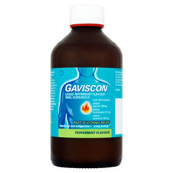 Gaviscon Liquid Peppermint Oral Suspension 600ml