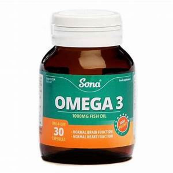 Sona Omega 3 Fish Oil 1000Mg 30 Capsules