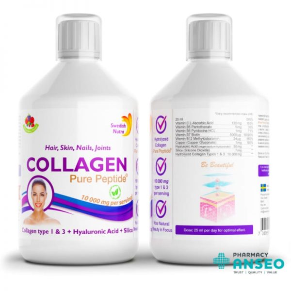 Swedish Nutra Collagen 10000mg Liquid 500ml