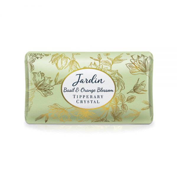 Tipperary Crystal Jardin Collection Soap Bar Basil & Orange Blossom