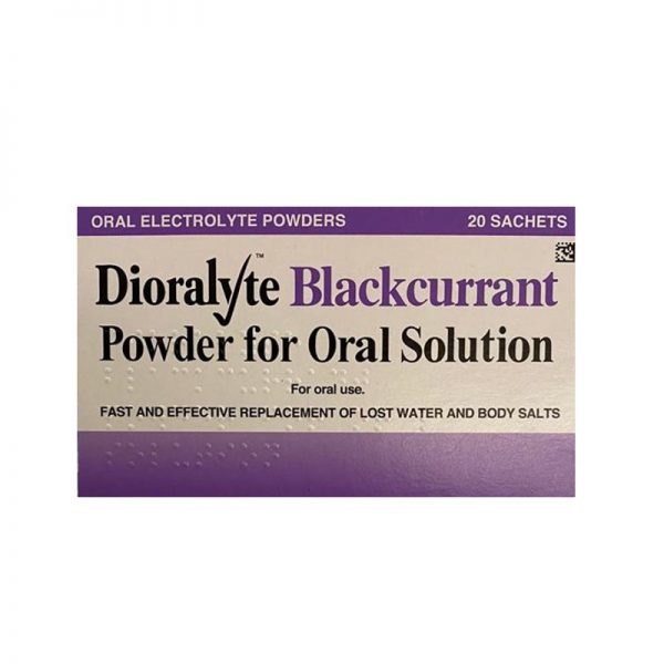 Dioralyte Blackcurrant Powder For Oral Solution 20 Sachets