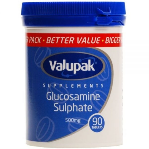 Valupak Glucosamine Sulphate 500Mg 90 Tablets