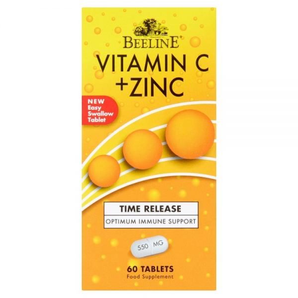 Beeline Vitamin C + Zinc 60 Tablets